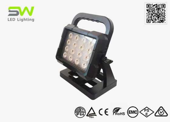 Luz de trabajo recargable de 5000 lúmenes con batería de herramienta eléctrica desmontable de 18 V 20 V