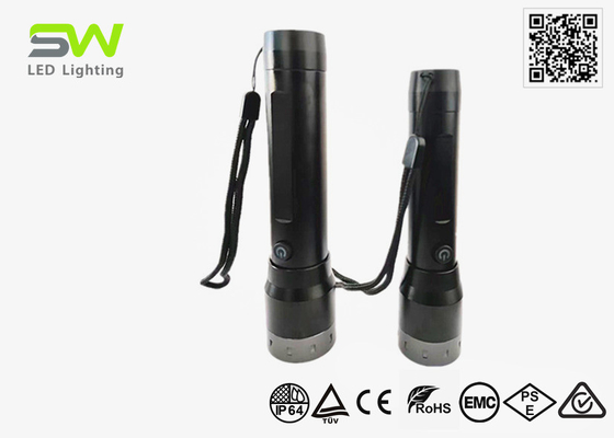Tipo C Linterna de enfoque ajustable de 1000 lumen recargable con modo parpadeante