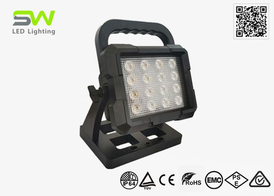 Luz de trabajo recargable de 5000 lúmenes con batería de herramienta eléctrica desmontable de 18 V 20 V