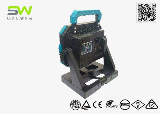 6500 lumens Recargable 18V 20V Luz de trabajo con batería de herramienta eléctrica reemplazable