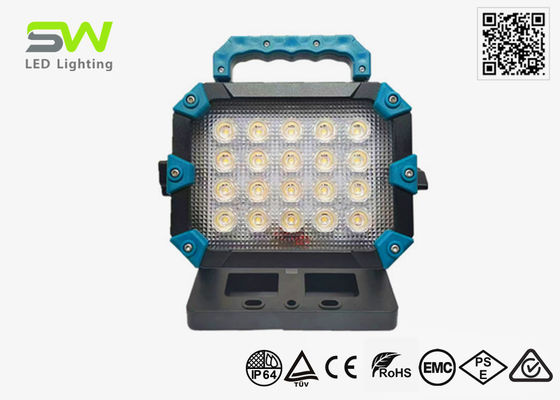 6500 lumens Recargable 18V 20V Luz de trabajo con batería de herramienta eléctrica reemplazable