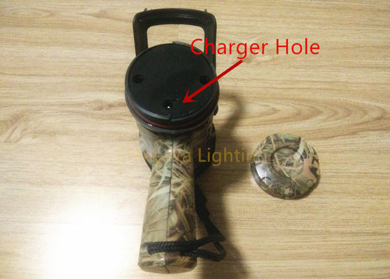 Faro de búsqueda de mano recargable que brilla en la oscuridad para extinción de incendios y rescate, resistente al agua IP66