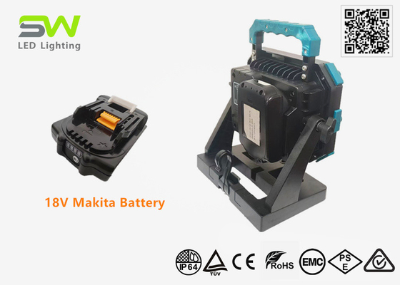 Alta potencia 60W LED de trabajo manual de luz trípode montado 18V batería de herramienta eléctrica