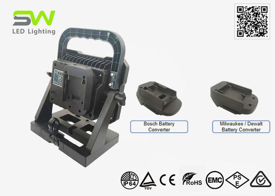 Foco de trabajo portátil de 18V Ryobi Dewalt, alimentado por batería, 50W, 5000 lúmenes