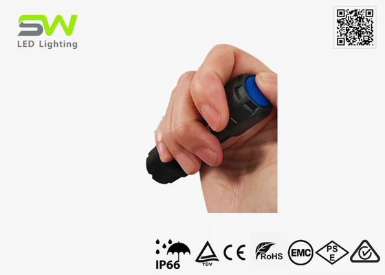 60 lumens Cree LED Inodoro Linterna de bolsillo AA Batería alcalina Alimentada