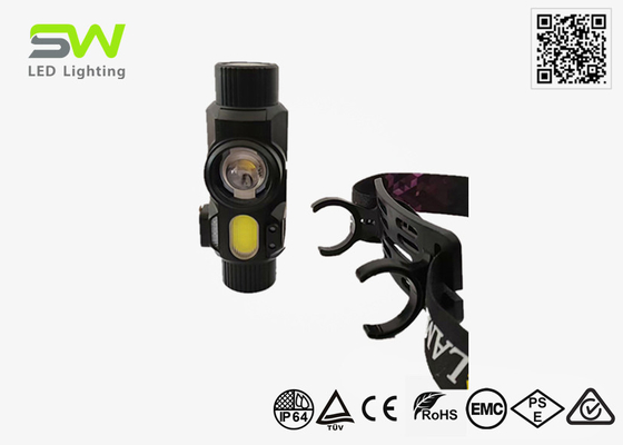 Versátil sensor sin tacto activado de la cabeza de la antorcha con cola magnética COB haz de inundación