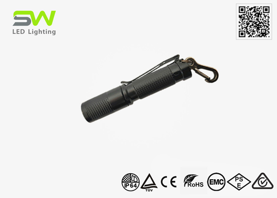 Mayor impacto tamaño de bolsillo EDC antorcha luz de alta potencia 250 lumens con llavero