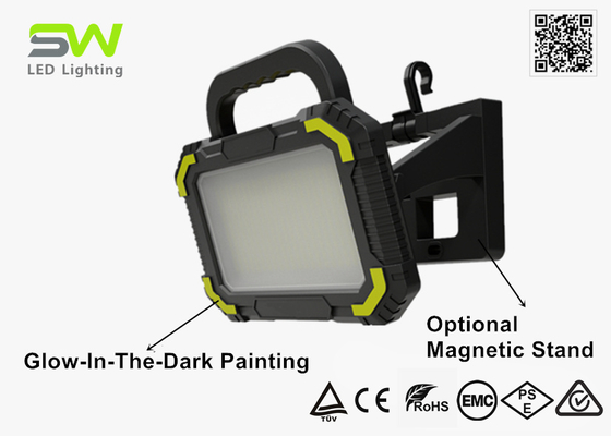 6000 lumen portátil 18V luz de trabajo con temperatura de color ajustable sin pasos
