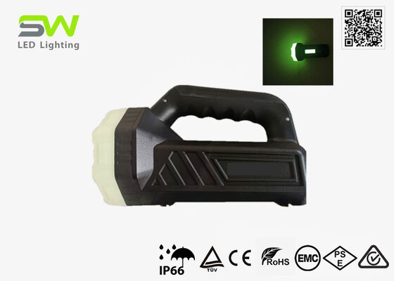 Faro de búsqueda de mano recargable que brilla en la oscuridad para extinción de incendios y rescate, resistente al agua IP66