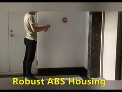 Linterna LED portátil alimentada por batería, 7 horas, 3 pilas AA, impermeable