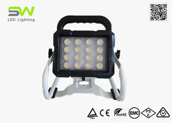 5000 lumens Recargable con batería de 18 V Luz de trabajo con soporte de metal